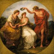 Angelica Kauffmann Beauty Directed by Prudence, Wreathed by Perfection France oil painting artist